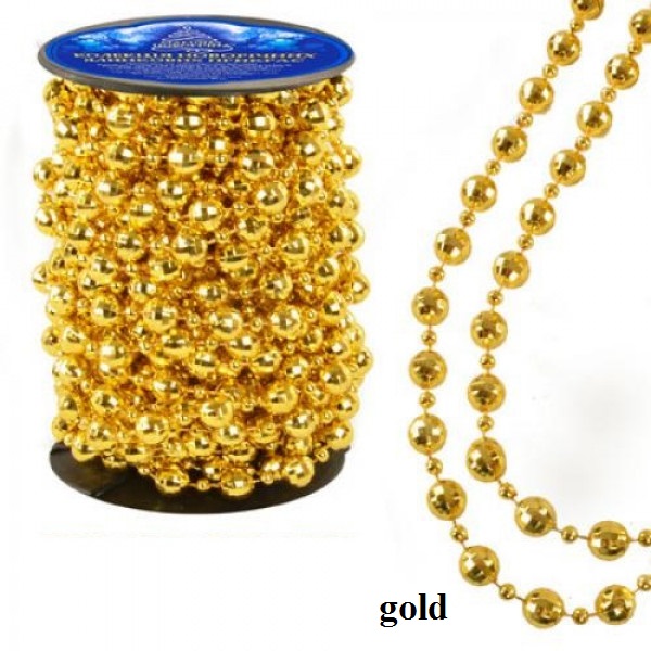 Намиста новорічні NewYEAR 8343 (gold) Намиста новорічні NewYEAR 8343 (gold)