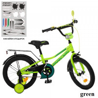 Дитячий двоколісний велосипед Profi Y16225 Prime (green)