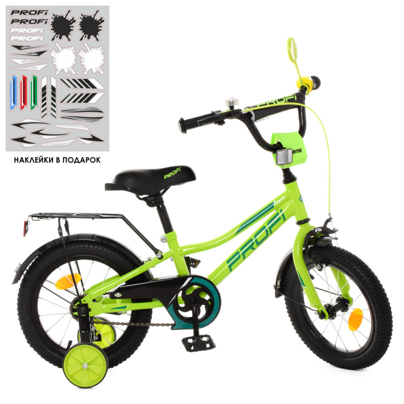 Дитячий двоколісний велосипед Profi Y14225 Prime (green) Дитячий двоколісний велосипед Profi Y14225 Prime (green)