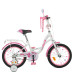 Дитячий двоколісний велосипед Profi Y1825-1 Butterfly (white-pink)