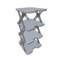 Полиця для взуття складна 4яр 27*27*52.5см Stenson R97240 (grey) Полиця для взуття складна 4яр 27*27*52.5см Stenson R97240 (grey)