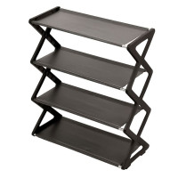 Полиця для взуття 4 яр 42*18.5*50см Stenson R97358 (black)