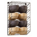 Полиця-органайзер для зберігання білизни 30*8.5*41см Stenson TD01349 (black)