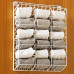 Полиця-органайзер для зберігання білизни 30*5*35см Stenson TD01350 (white)