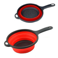 Друшляк-трансформер з ручкою 34*19,5*8 см Stenson МН-3826S (red) Друшляк-трансформер з ручкою 34*19,5*8 см Stenson МН-3826S (red)