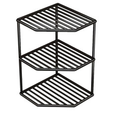 Полиця-органайзер кухонна М 3яр 25*25*36см Stenson М50210-М (black)