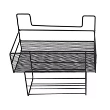 Полиця з тримачем настінна S 26*13.5*26см Stenson M50239-S (black)