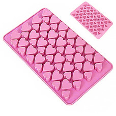 Форма для льоду /шоколаду/мастики силікон 20*11.5*2см MH-3018 (pink)