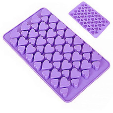 Форма для льоду /шоколаду/мастики силікон 20*11.5*2см MH-3018 (violet)