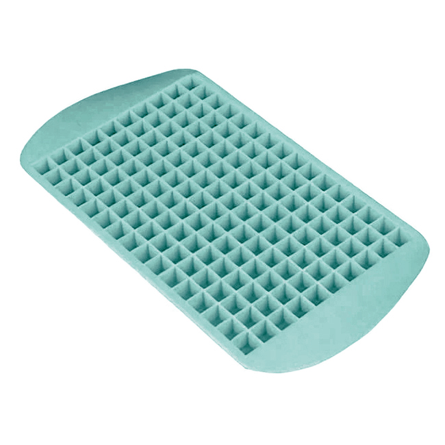 Форма для льоду /шоколаду/мастики 160 кубиків силікон 24*12*1см Stenson MH-3019 (turquoise)