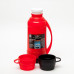 Термос зі скляною колбою 1.0л Stenson MT-3321 red