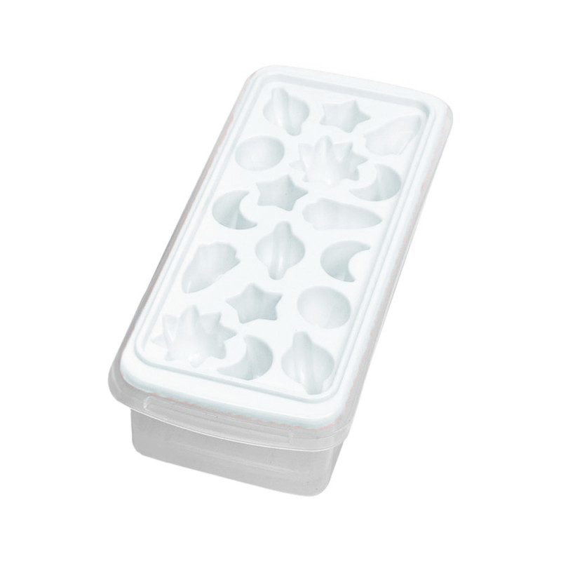 Форма для льоду з контейнером 27*12*7.5 Stenson R92457 (white)