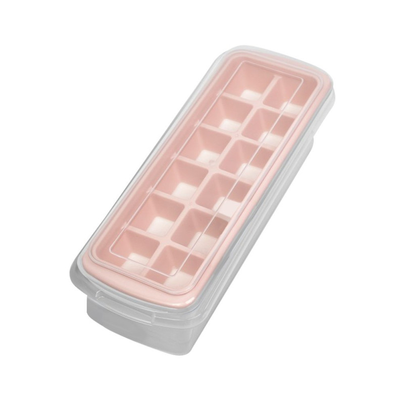 Форма для льоду з контейнером та лопаткою 28*10*9см Stenson R92489 (pink)