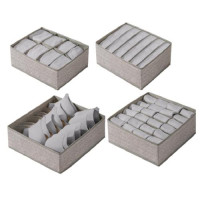 Коробка-органайзер для зберігання білизни 4пр/наб 32*32*10см Stenson 3232104