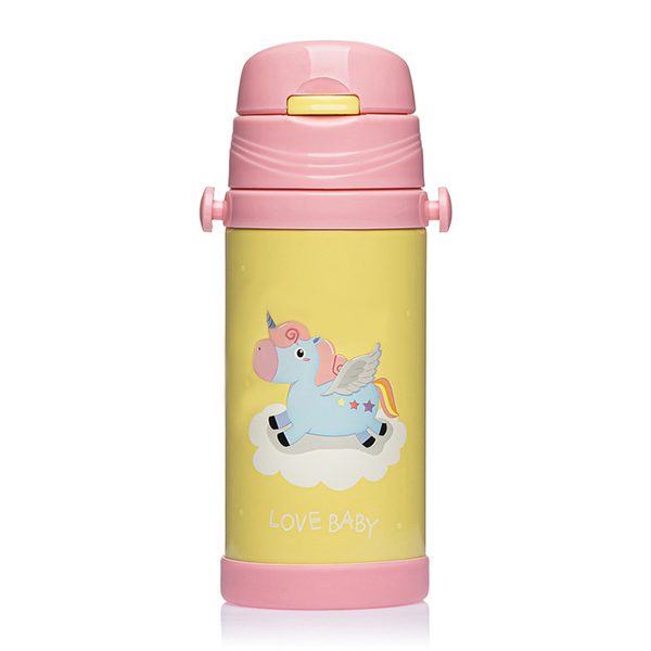 Термос-поїлка дитячий Stenson MT-2087 (yellow/pink) Термос-поїлка дитячий Stenson MT-2087 (yellow/pink)