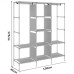 Шафа тканинна розкладна 130*45*175см Stenson R30897 (black)