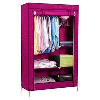 Шафа тканинна розкладна 105*45*175см Stenson R30898 (pink)