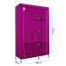 Шафа тканинна розкладна 105*45*175см Stenson R30898 (pink)