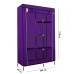 Шафа тканинна розкладна 105*45*175см Stenson R30898 (purple)