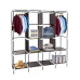 Шафа тканинна розкладна 168*45*172см Stenson R30900 (black)
