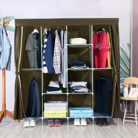 Шафа тканинна розкладна 168*45*172см Stenson R30900 (brown)