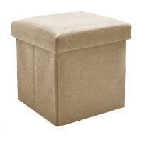 Тумба-пуф розкладний 25*25*24см Stenson R88093 beige Тумба-пуф розкладний 25*25*24см Stenson R88093 beige