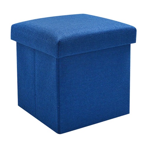 Тумба-пуф розкладний 25*25*24см Stenson R88093 blue Тумба-пуф розкладний 25*25*24см Stenson R88093 blue
