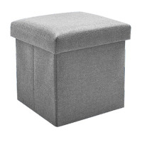 Тумба-пуф розкладний 25*25*24см Stenson R88093 grey