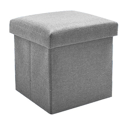 Тумба-пуф розкладний 25*25*24см Stenson R88093 grey Тумба-пуф розкладний 25*25*24см Stenson R88093 grey