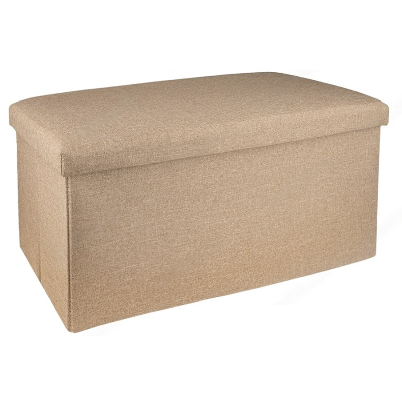 Тумба-пуф розкладний 60*30*30см Stenson R88095 beige Тумба-пуф розкладний 60*30*30см Stenson R88095 beige