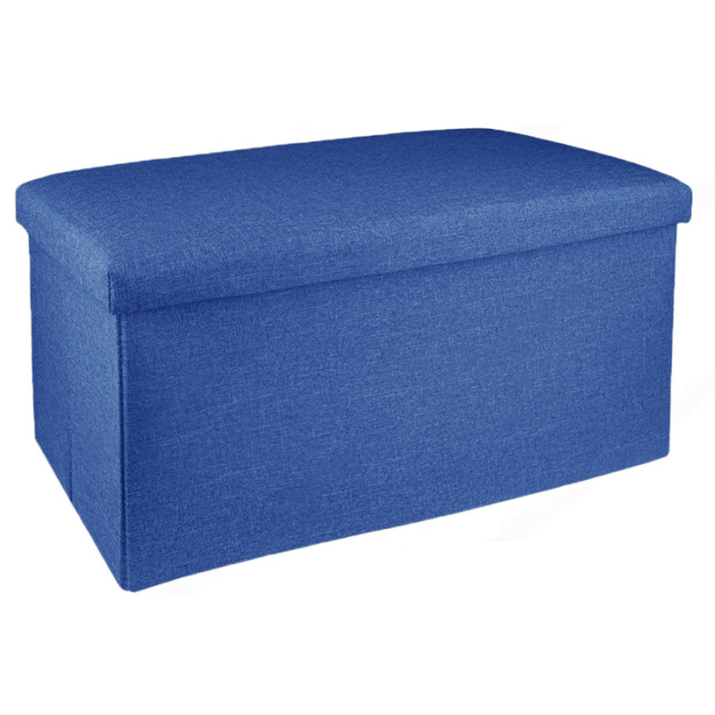 Тумба-пуф розкладний 60*30*30см Stenson R88095 blue Тумба-пуф розкладний 60*30*30см Stenson R88095 blue