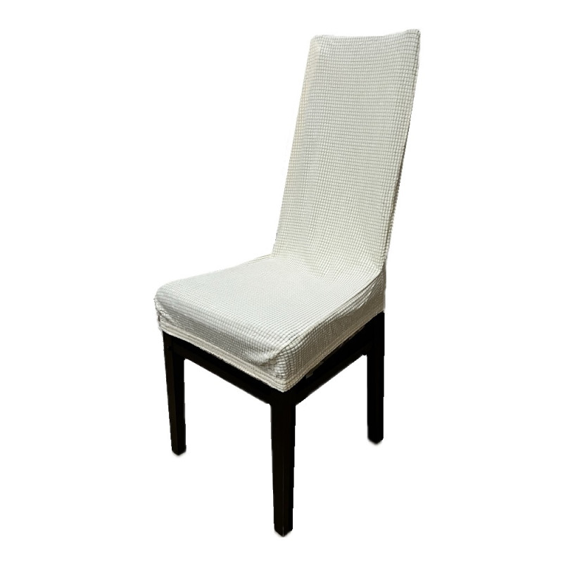Чохол на стілець натяжний Beige 50*40см-65*45см Stenson R89560-BG Чохол на стілець натяжний Beige 50*40см-65*45см Stenson R89560-BG