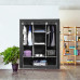 Шафа тканинна розкладна 130*45*175см Stenson R93320 (black)