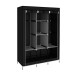 Шафа тканинна розкладна 130*45*175см Stenson R93320 (black)