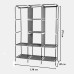 Шафа тканинна розкладна 130*45*175см Stenson R93320 (black)