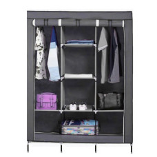 Шафа тканинна розкладна 130*45*175см Stenson R93320 (grey)