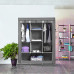 Шафа тканинна розкладна 130*45*175см Stenson R93320 (grey)