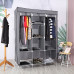 Шафа тканинна розкладна 130*45*175см Stenson R93320 (grey)