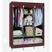 Шафа тканинна розкладна 130*45*175см Stenson R93320 (wine red)