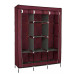 Шафа тканинна розкладна 130*45*175см Stenson R93320 (wine red)