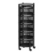 Етажерка на колесах Sphere 5яр 33*89см Stenson R93517-BK