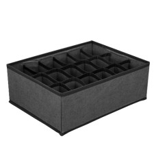Коробка-органайзер для білизни 18відд. 32х24х12см Stenson TD00562 (сірий)