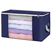 Коробка складна для зберігання речей XL 60*40*35см Stenson WHW64803-44 темно-синій