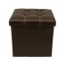 Тумба-пуф розкладний 38*38*38см Stenson WW01367 brown