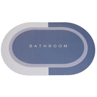 Килимок суперпоглинаючий у ванну 50*80см овал. Stenson R30940 (сіро-темно-синій) Килимок суперпоглинаючий у ванну 50*80см овал. Stenson R30940 (сіро-темно-синій)