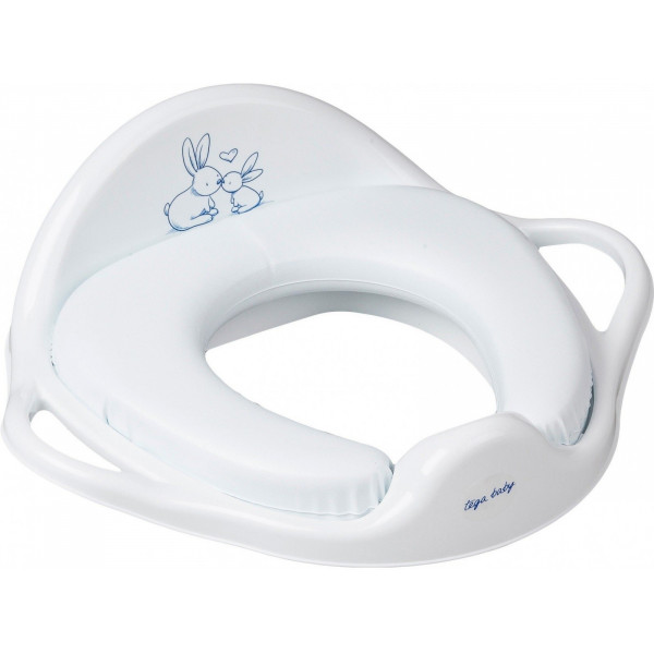 Накладка на унітаз м'яка Tega Rabbits KR-020 white Накладка на унітаз м'яка Tega Rabbits KR-020 white