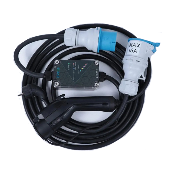 Зарядка для електромобіля EVEUS M32 Light GBT 7.4 кВт 32А Зарядка для електромобіля EVEUS M32 Light GBT 7.4 кВт 32А