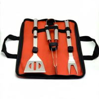 Барбекю-набір в чохлі (вилка, лопатка, щипці) Stenson MH-0915 Барбекю-набір в чохлі (вилка, лопатка, щипці) Stenson MH-0915